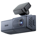 Yesido - Dash Camera (KM22) - 120° Wide-Angle Lens, 1080P Dual-Channel Recording - Black
