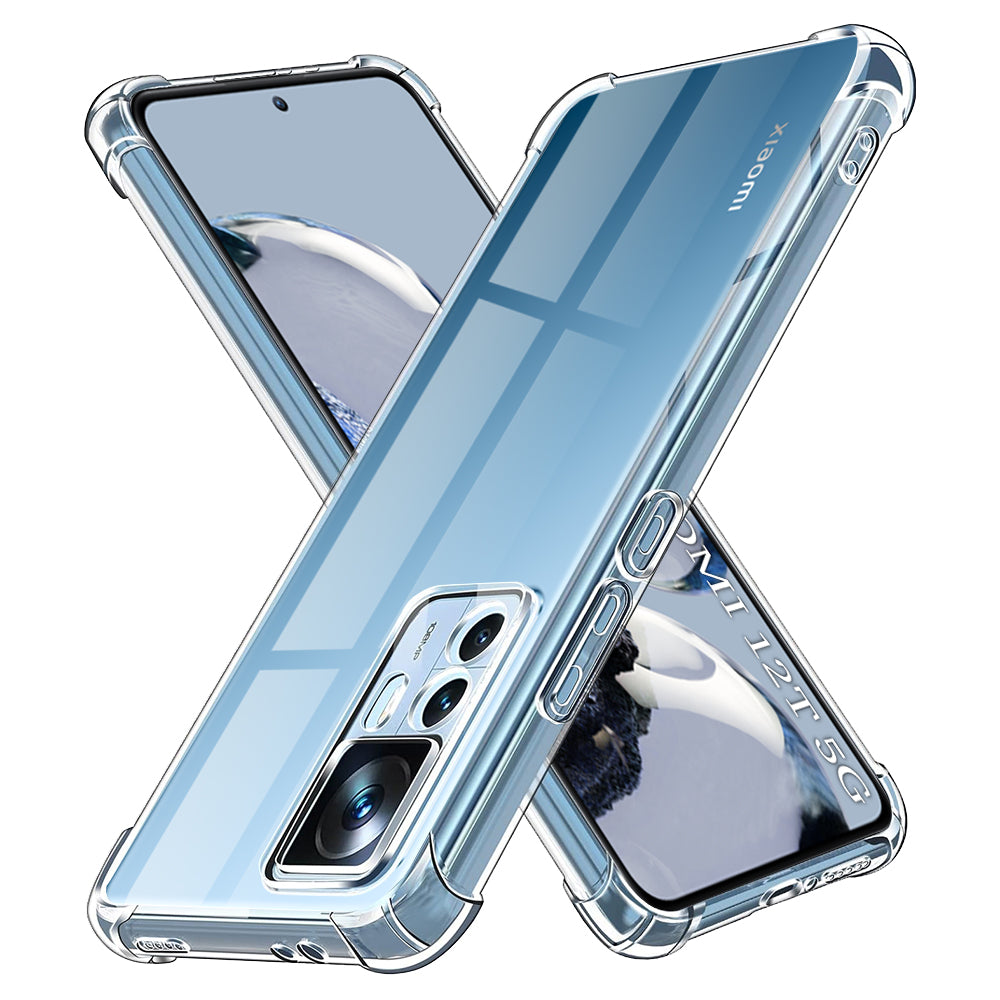 Techsuit - Shockproof Clear Silicone - Xiaomi 12T / 12T Pro - Clear