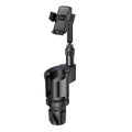 Yesido - Car Holder 2in1 (C273) - Cup Storage and Phone Mount, Flexible Viewing Angles, for 4.7 to 7.2inches Phones - Bl