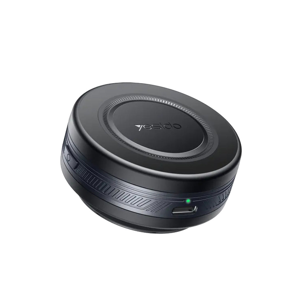 Yesido - Car Holder (C223) - for Display, Electric Vacuum Lock, USB-C, Small - Black