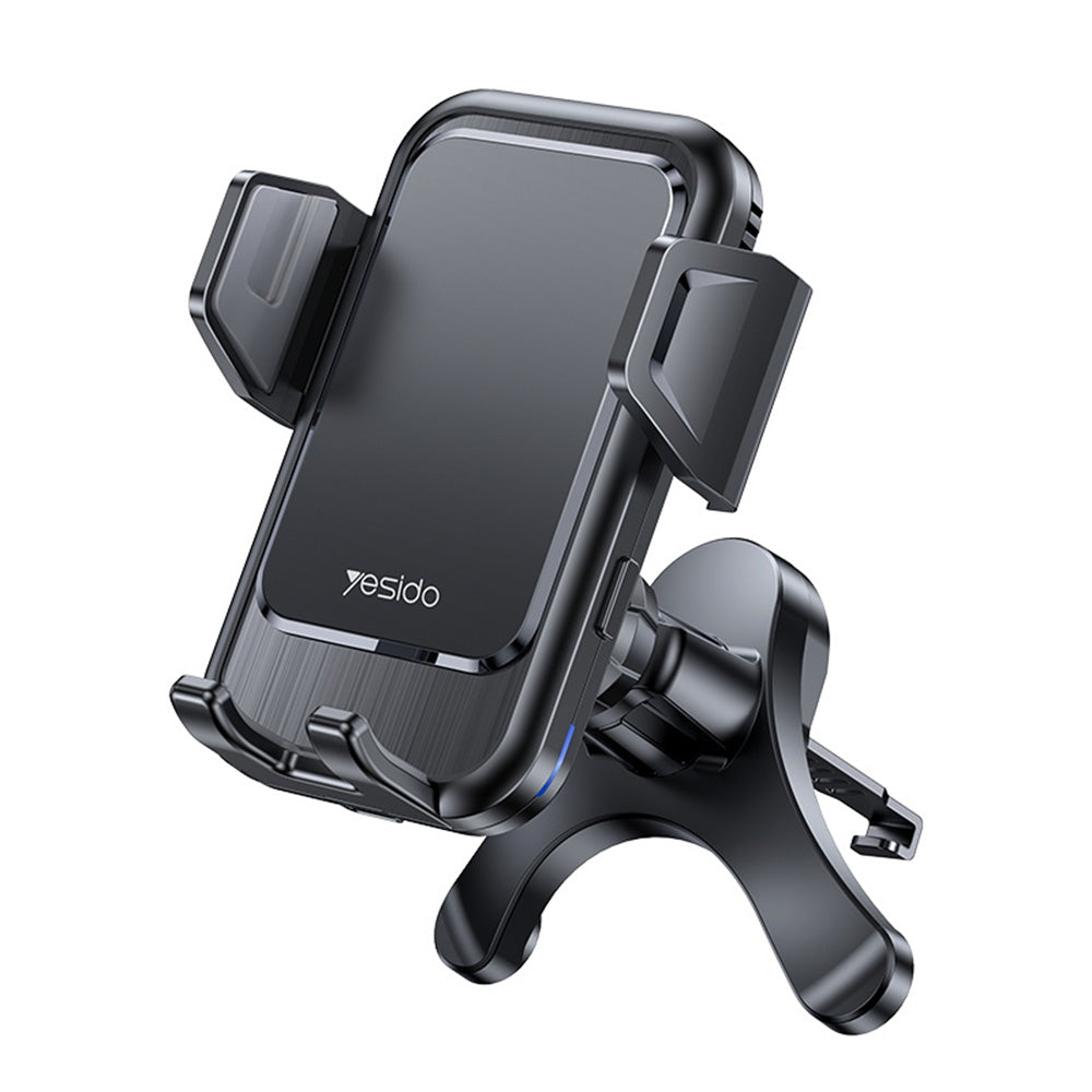 Yesido - Car Holder with Wireless Charging (C312) - for Air Vent, Automatic Clip, Smart Induction, 15W, 4.7 - 6.8inch - 