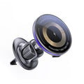 Yesido - Car Holder with Wireless Charging (C308) - for Air Vent, Flowing Light, Multi Folding Clamp Arm, Type-C, 15W - 
