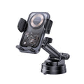 Yesido - Car Holder with Wireless Charging (C307) - for Dasboard, Electric Lock, Transparent Design, Smart Chip, 15W - B