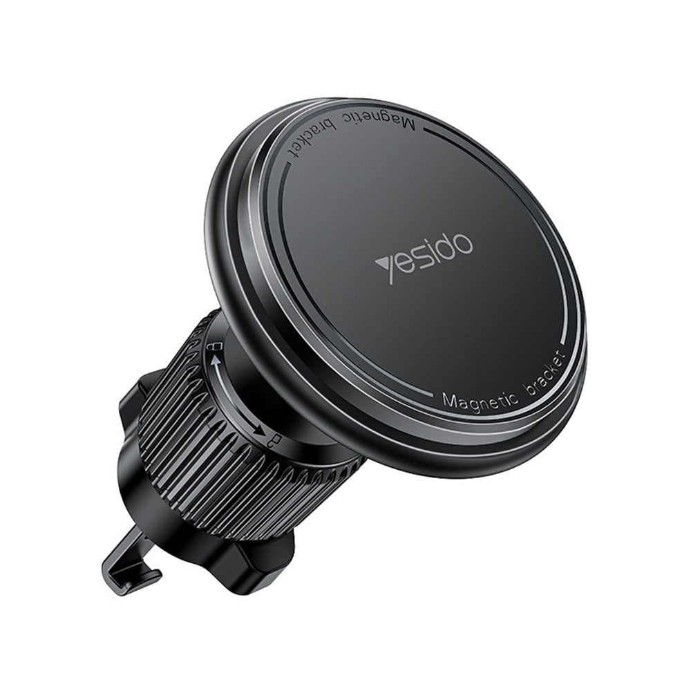Yesido - Car Holder (C252) - Magnetic, for Air Vent, 360°, Barb Lock, Widely Compatible - Black