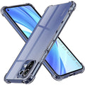 Techsuit - Shockproof Clear Silicone - Xiaomi Mi 11 Lite 4G / Mi 11 Lite 5G / 11 Lite 5G NE - Smoke Black