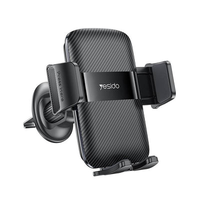 Suport Auto Yesido (C251), Prindere Grila, 360°, Negru