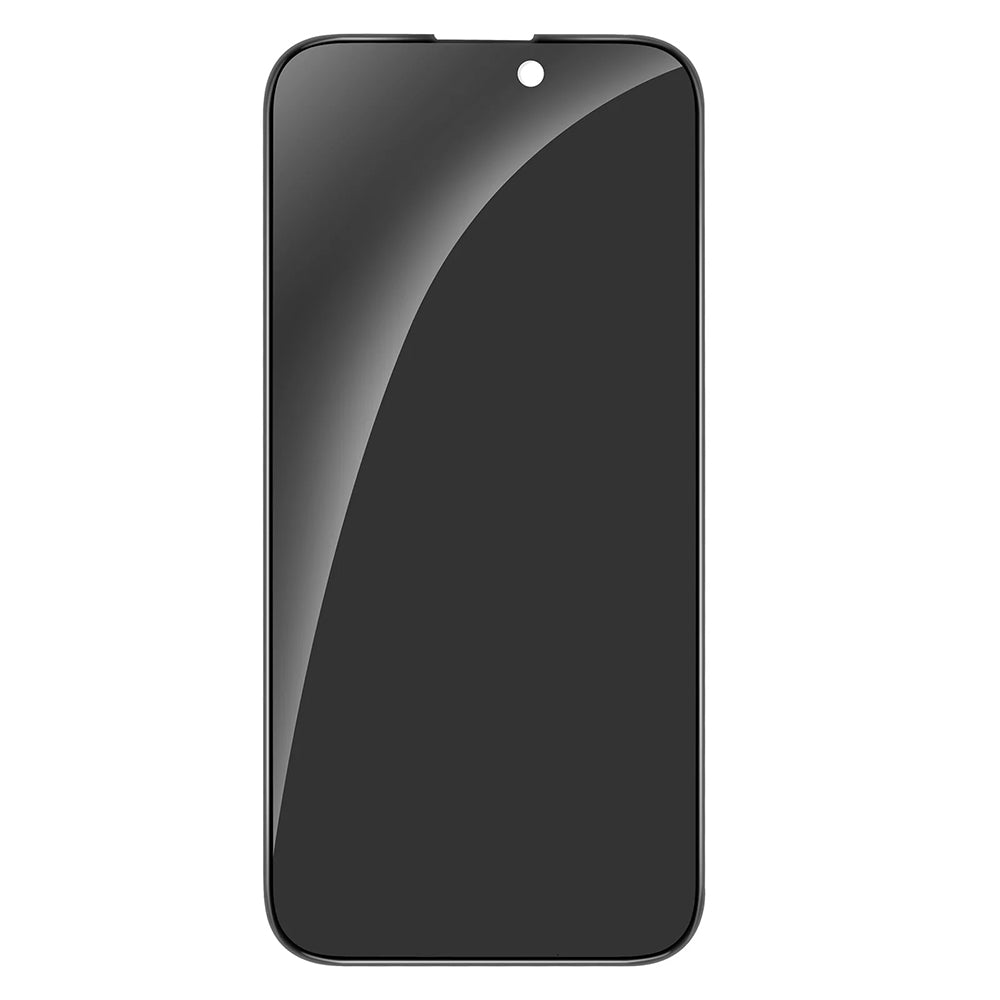 ANANK - 2.5D 2X Reinforced Privacy Screen Protector with Installation Box - iPhone 15 - Black