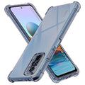 Techsuit - Shockproof Clear Silicone - Xiaomi Redmi Note 10 Pro / Note 10 Pro Max - Smoke Black