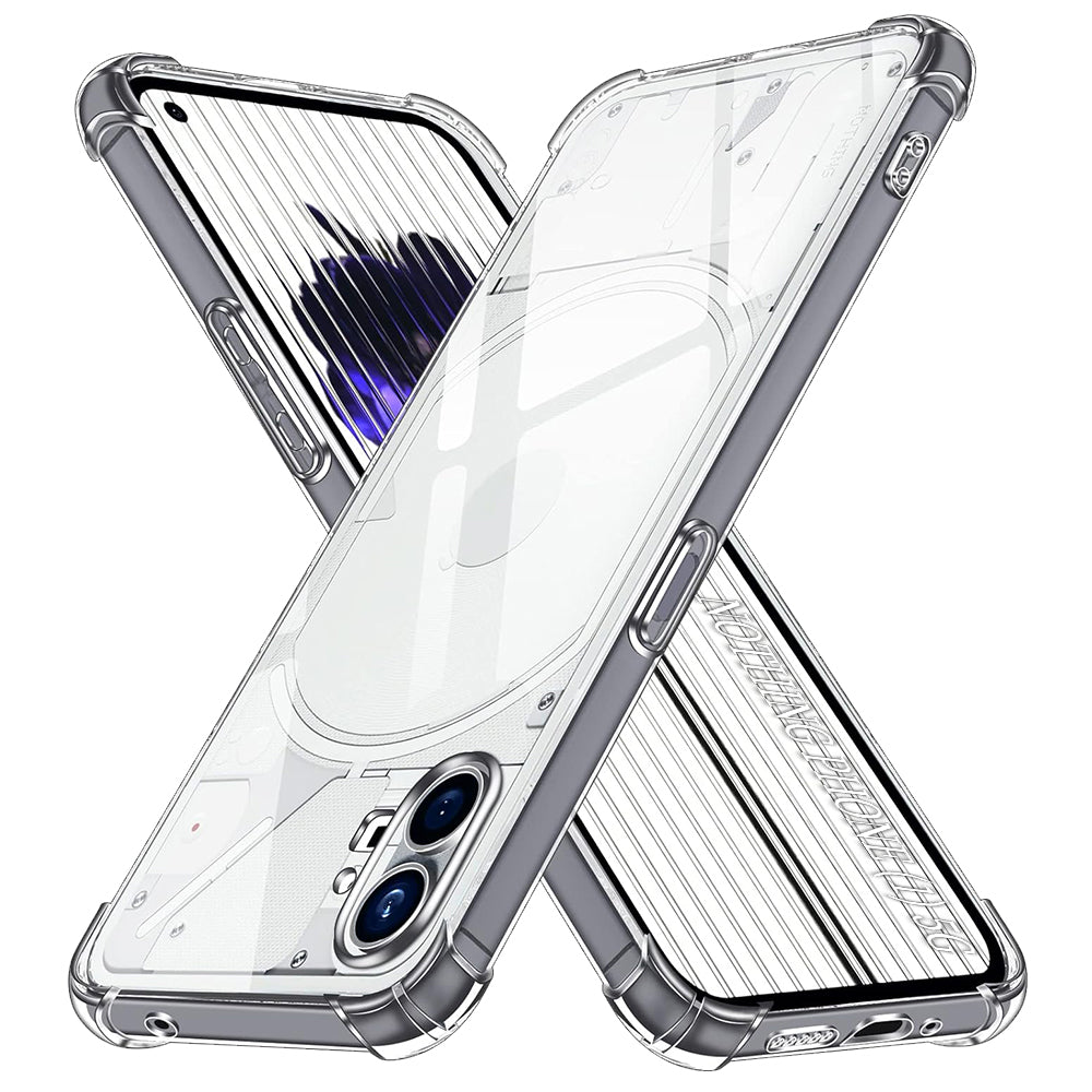 Techsuit - Shockproof Clear Silicone - Nothing Phone (1) - Clear