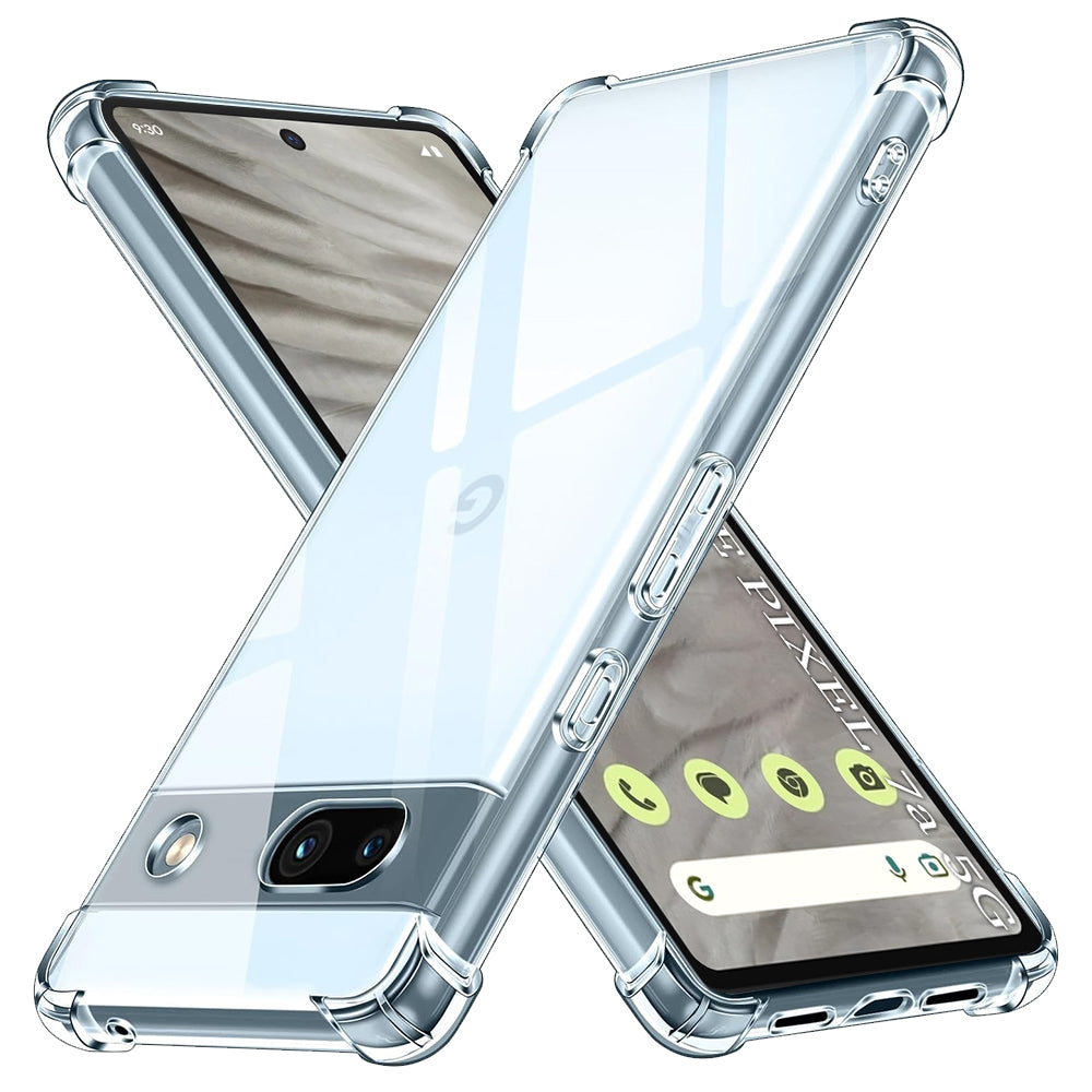 Techsuit - Shockproof Clear Silicone - Google Pixel 7a - Clear