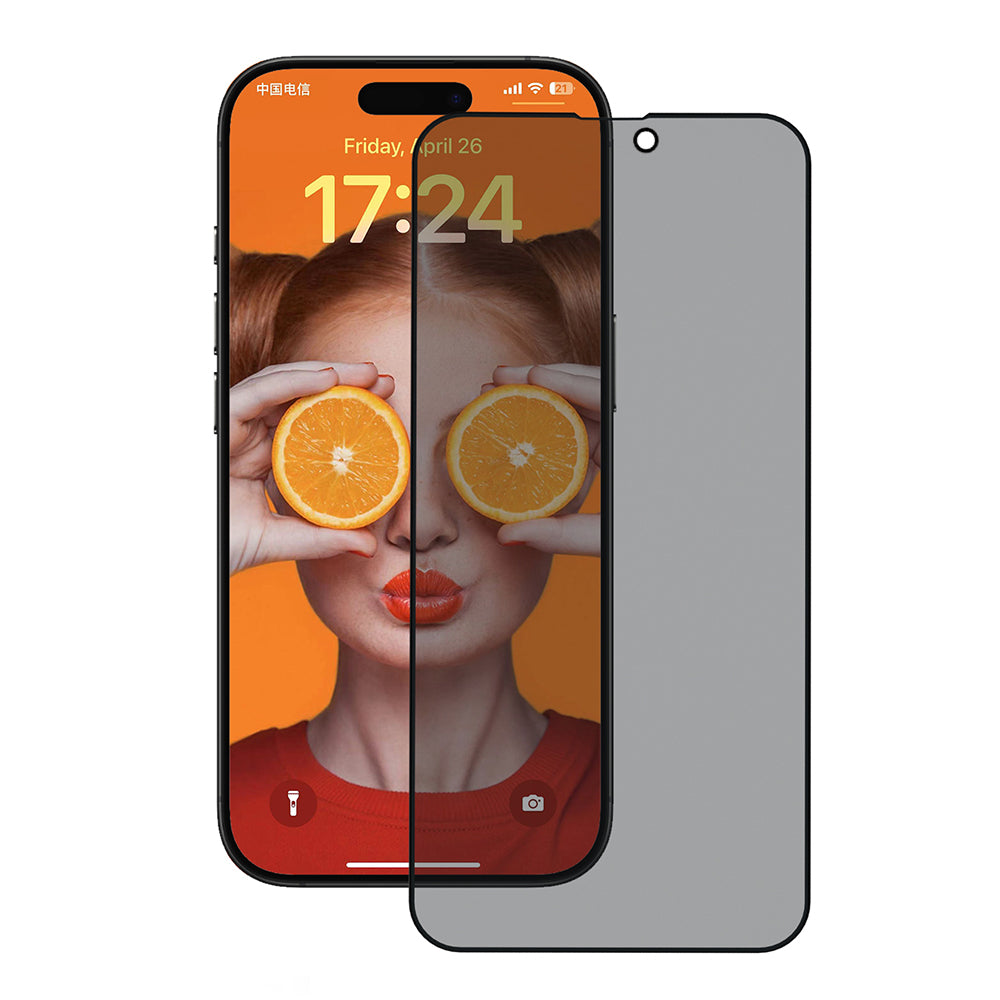 ANANK - 2.5D Privacy Screen Protector - iPhone 16 Pro - Black