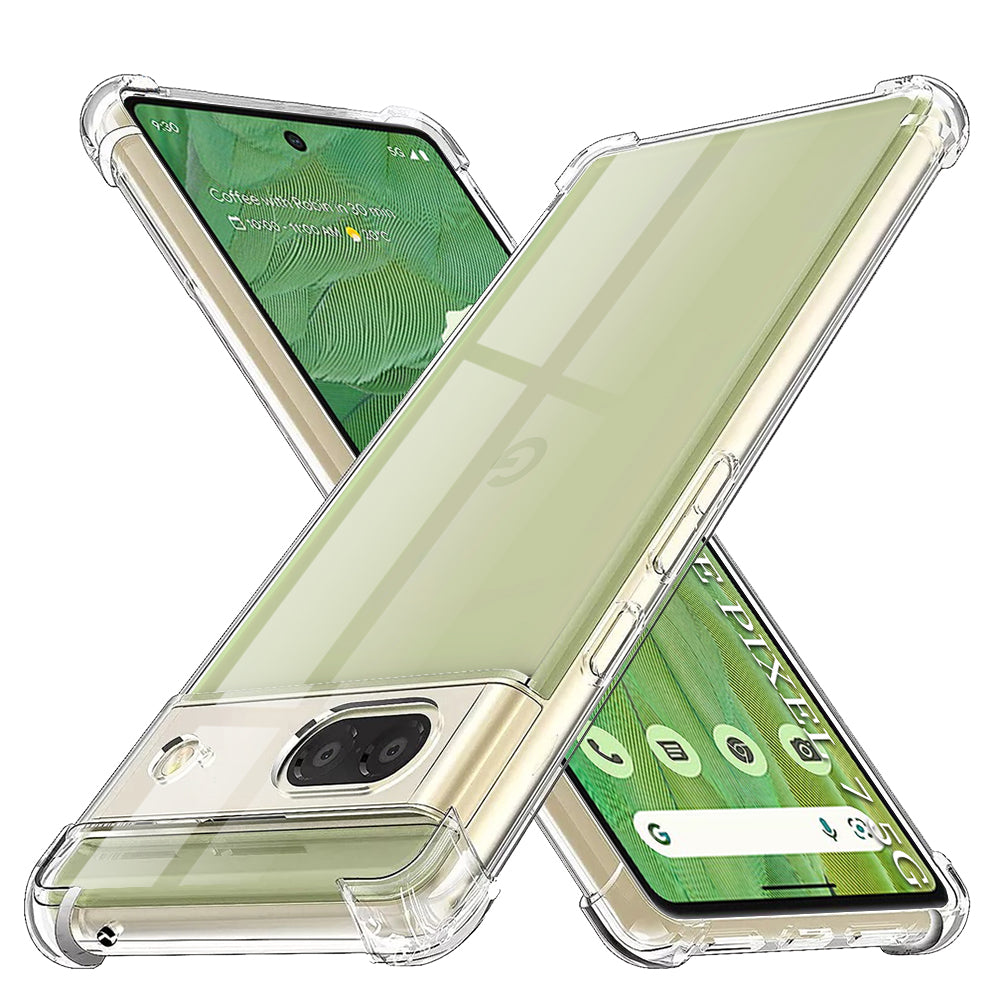 Techsuit - Shockproof Clear Silicone - Google Pixel 7 - Clear