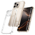 Techsuit - Shockproof Clear Silicone - iPhone 16 Pro Max - Clear
