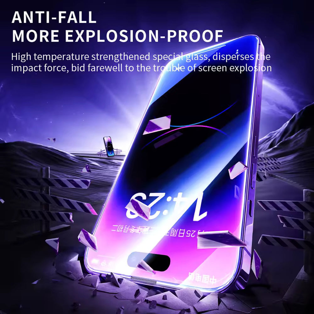 Blueo - Anti-Static HD Glass - iPhone 14 Pro - Black