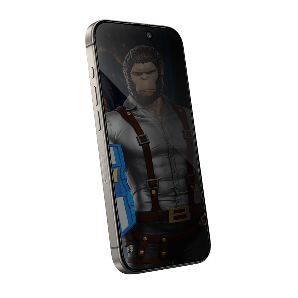 Blueo - Anti-Peep Privacy Glass - iPhone 14 Pro Max - Black