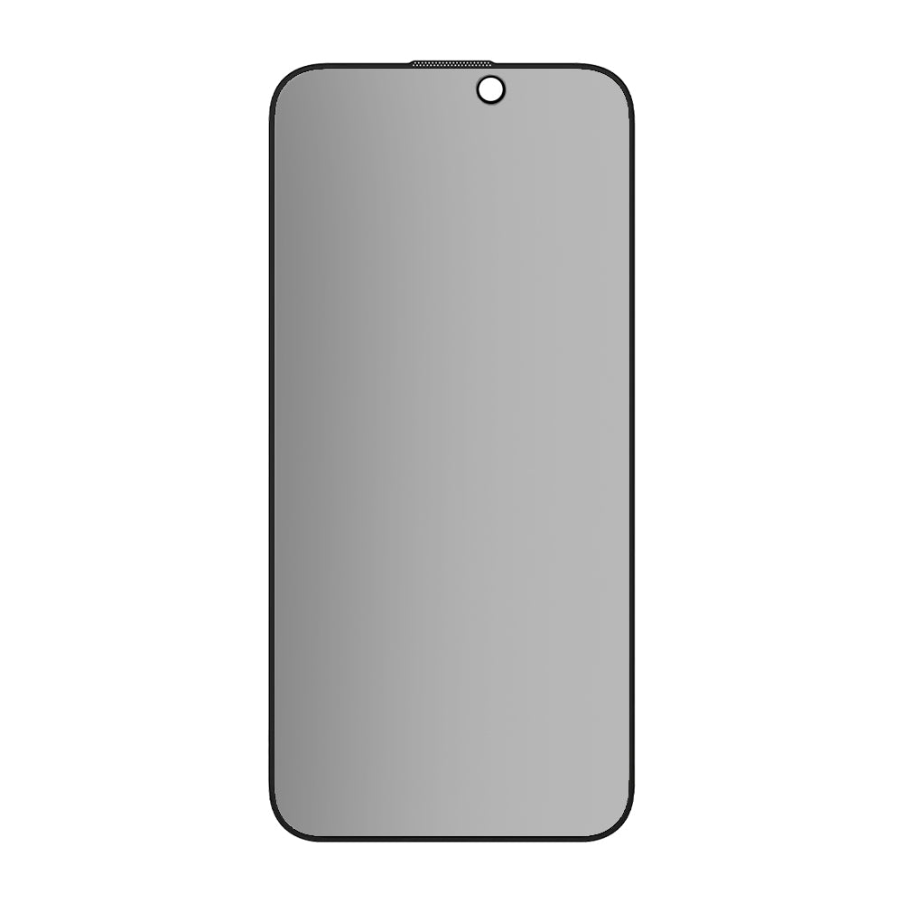 Blueo - Anti-Peep Privacy Glass - iPhone 15 Plus / iPhone 16 Plus - Matte Black