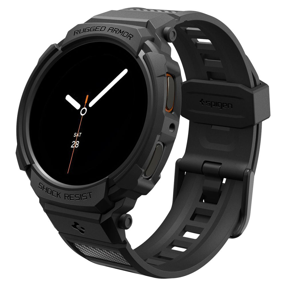 Spigen Accesoriu smartwatch Spigen Rugged Armor Pro (ACS10007) compatibil cu Samsung Galaxy Watch8 44mm, Negru