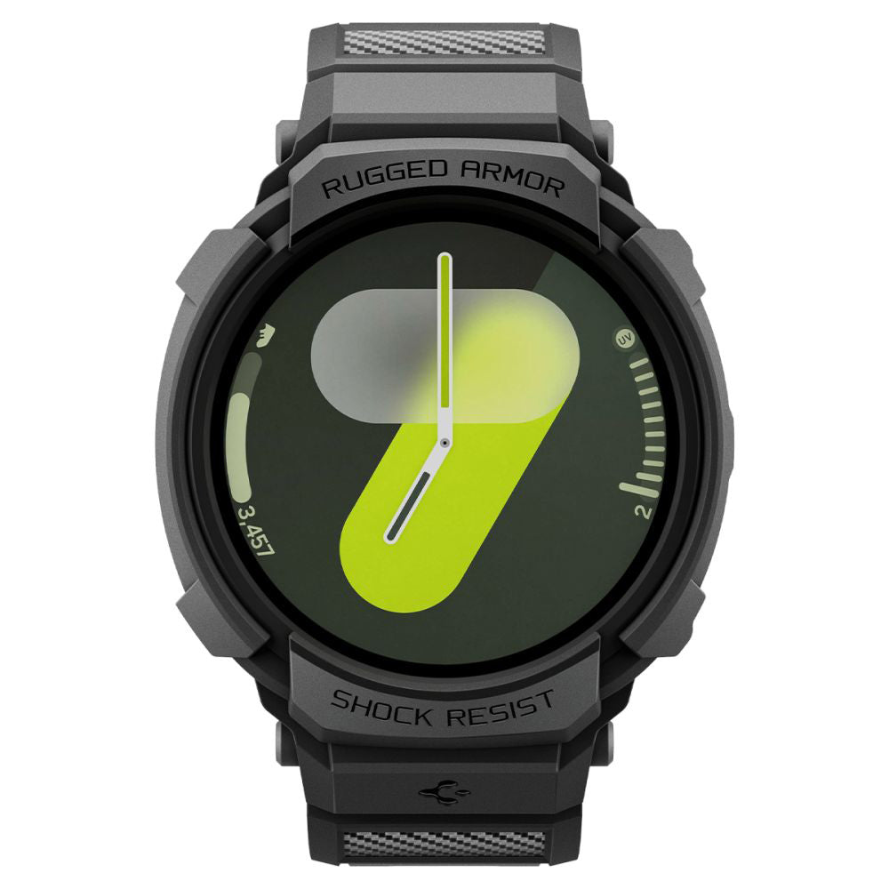 Spigen Accesoriu smartwatch Spigen Rugged Armor Pro (ACS10007) compatibil cu Samsung Galaxy Watch8 44mm, Negru – imagine