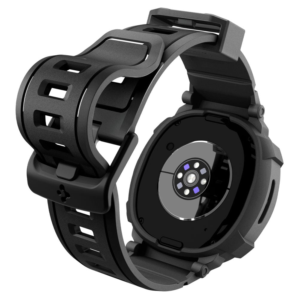 Spigen Accesoriu smartwatch Spigen Rugged Armor Pro (ACS10007) compatibil cu Samsung Galaxy Watch8 44mm, Negru – imagine
