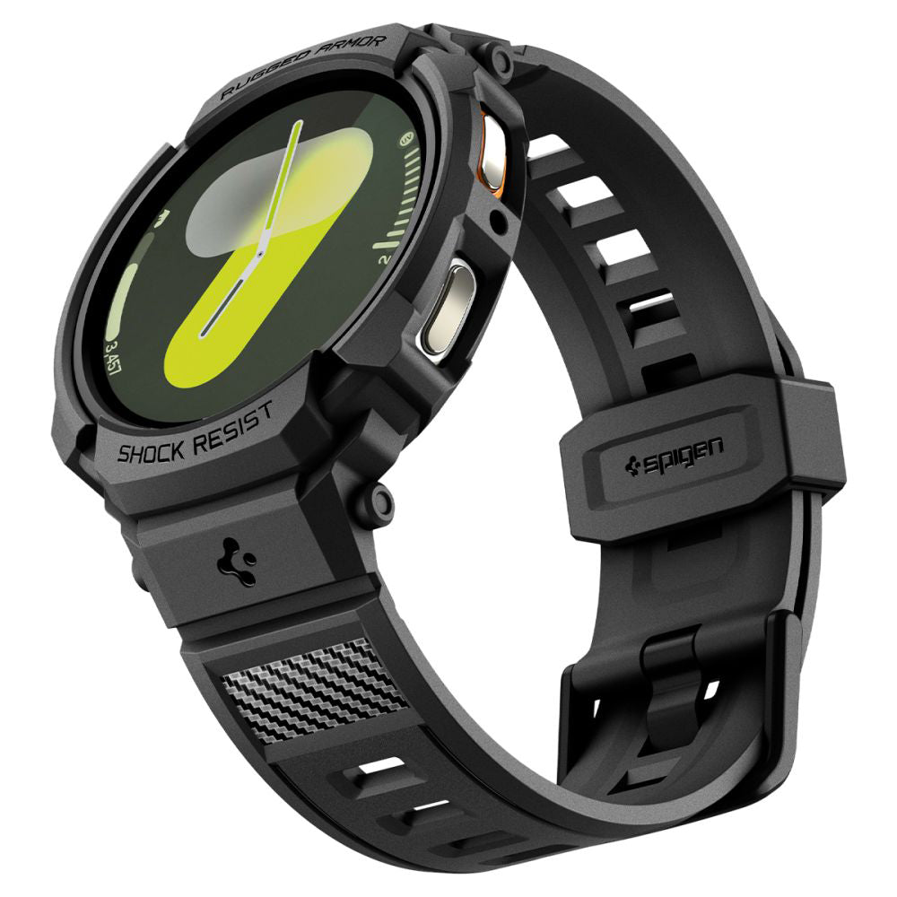 Spigen Accesoriu smartwatch Spigen Rugged Armor Pro (ACS10007) compatibil cu Samsung Galaxy Watch8 44mm, Negru – imagine