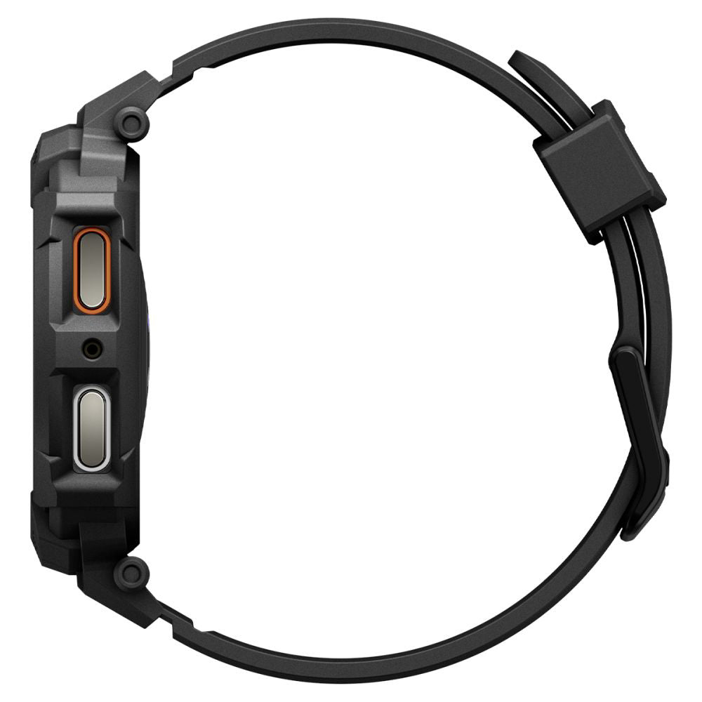 Spigen Accesoriu smartwatch Spigen Rugged Armor Pro (ACS10007) compatibil cu Samsung Galaxy Watch8 44mm, Negru – imagine