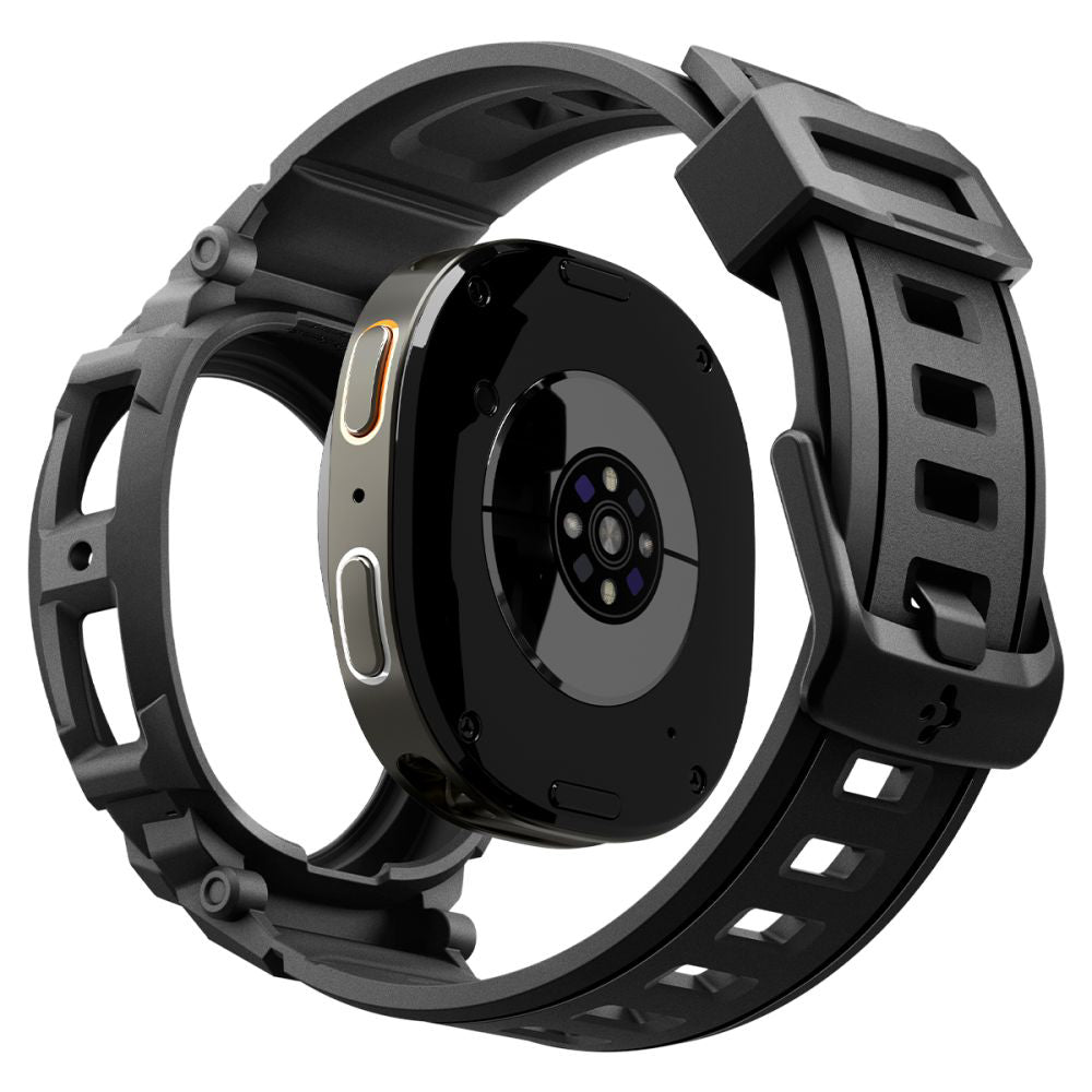 Spigen Accesoriu smartwatch Spigen Rugged Armor Pro (ACS10007) compatibil cu Samsung Galaxy Watch8 44mm, Negru – imagine