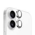 Blueo - Original Metal Frame Lens Protector - iPhone 16 / iPhone 16 Plus - Silver