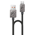 Yesido - Data Cable (CA135C) - USB to Type-C, Fast Charging, QC18W, 3A, 480Mbps, CarPlay Compatible, Zinc Alloy, 1.2m - 
