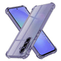 Techsuit - Shockproof Clear Silicone - Samsung Galaxy A36 5G - Smoke Black