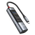 Yesido - Docking Station 5in1 (HB24) - Type-C to 3x USB, USB-C, Mini DisplayPort, PD100W, Fast Charge, 4K@30Hz, 5Gbps - 