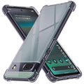 Techsuit - Shockproof Clear Silicone - Google Pixel 6a - Smoke Black
