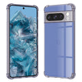 Techsuit - Shockproof Clear Silicone - Google Pixel 8 Pro - Smoke Black