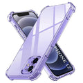 Techsuit - Shockproof Clear Silicone - iPhone 12 - Clear