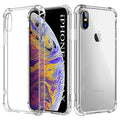 Techsuit - Shockproof Clear Silicone - iPhone XS Max - Clear