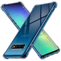 Techsuit - Shockproof Clear Silicone - Samsung Galaxy S10 Plus - Smoke Black