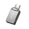 Mcdodo - OTG Adapter (OT-8730) - USB to Type-C, Zinc Alloy, 5.0Gbps - Dark Grey