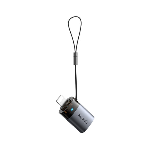 Mcdodo - OTG Adapter (OT-7390) - USB to Lightning, Aluminium Alloy, Charging&Data Sync, with Indicator Light, Lanyard - 