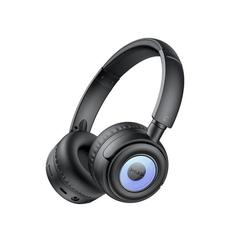 Yesido - Wireless Headphones (EP06) - for Kids, with Bluetooth V5.3, Microphone, Support Audio Cable, 500mAh - Black