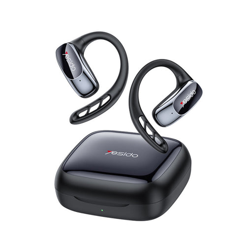 Yesido - Wireless Earbuds (YSP24) - with Bluetooth V5.4, Open-ear Design, Three-band Prominence, Touch, 400mAh, USB-C - 