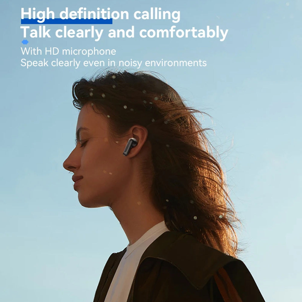 Yesido - Wireless Earbuds (TWS25) - with Microphone, Bluetooth V5.3, Touch Control, Half-In-ear Design, 250mAh - Black