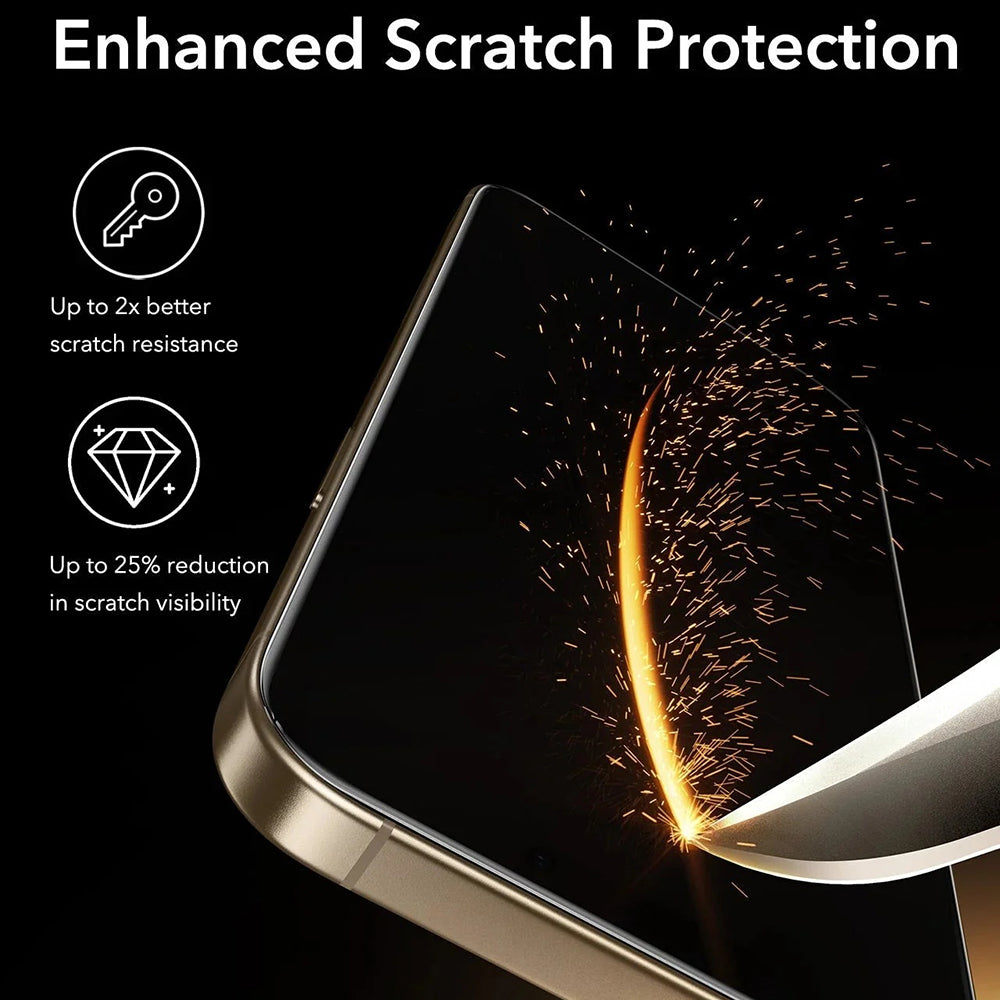 ESR - Corning Gorilla Glass UltraFit™ (3 pack) - iPhone 17 Pro Max - Black
