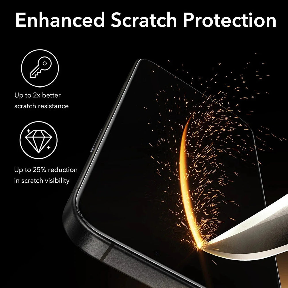 ESR - Corning Gorilla Glass UltraFit Privacy™ (3 pack) - iPhone 17 / iPhone 16 Pro - Black