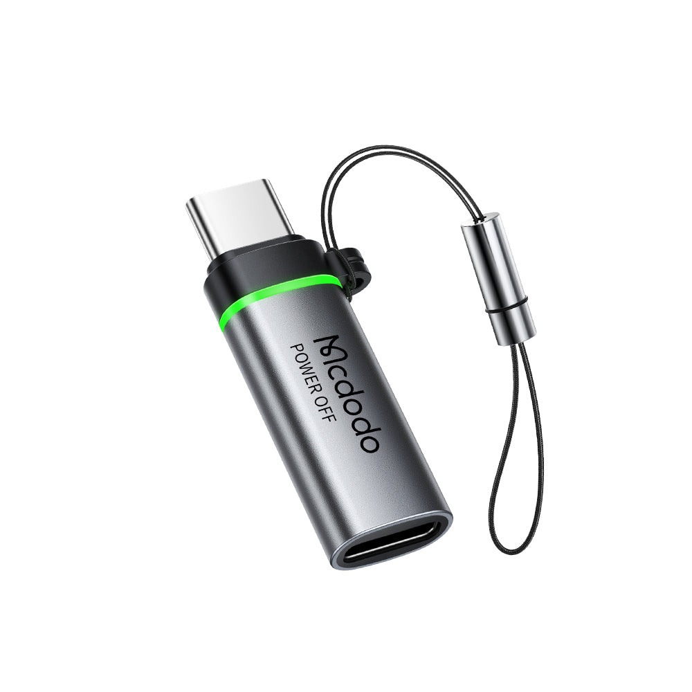 Mcdodo - Adapter Auto Power Off (OT-6010) - Lightning to Type-C, 60W, 3A, 480Mbps, Charging & Data Sync, with Lanyard - 