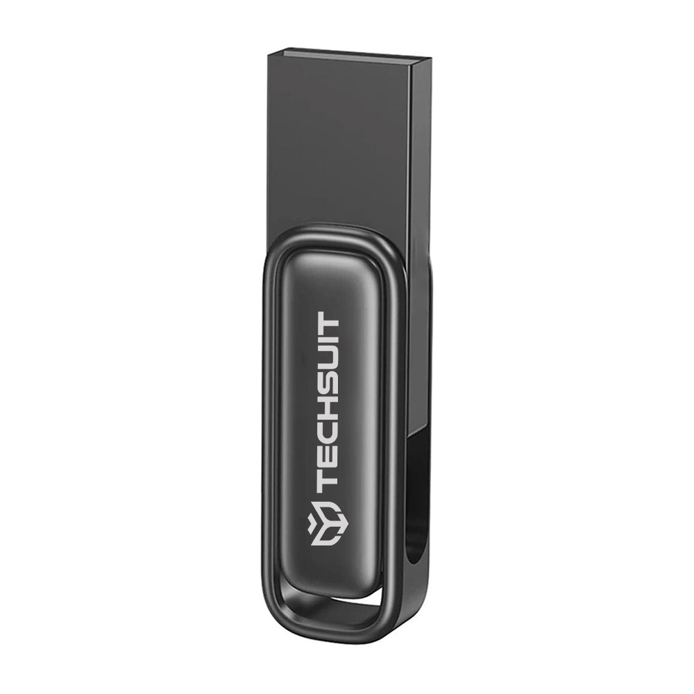 Stick de Memorie Techsuit THSM33 (THSM333128), 128GB, USB 3.0, Gri