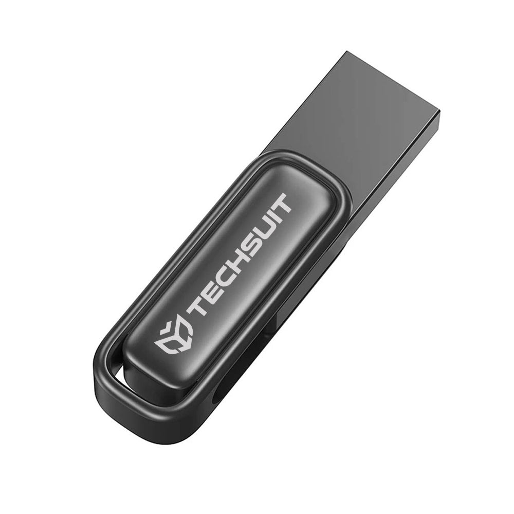 Stick de Memorie Techsuit THSM33 (THSM33264), 64GB, USB 3.0, Gri