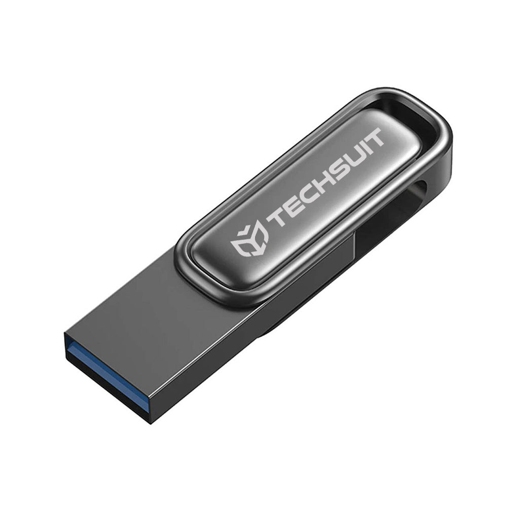 Stick de Memorie Techsuit THSM33 (THSM33264), 64GB, USB 3.0, Gri