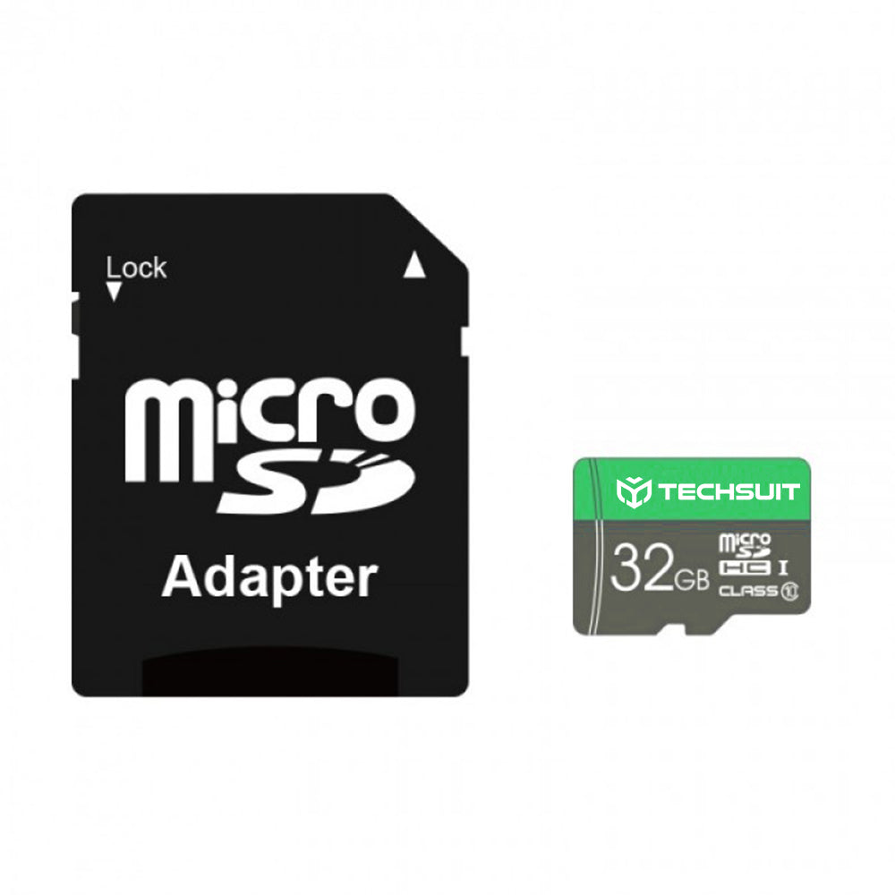 Card de memorie Techsuit THCM11 (THCM11832), MicroSDHC, Class 10, 32GB, Negru
