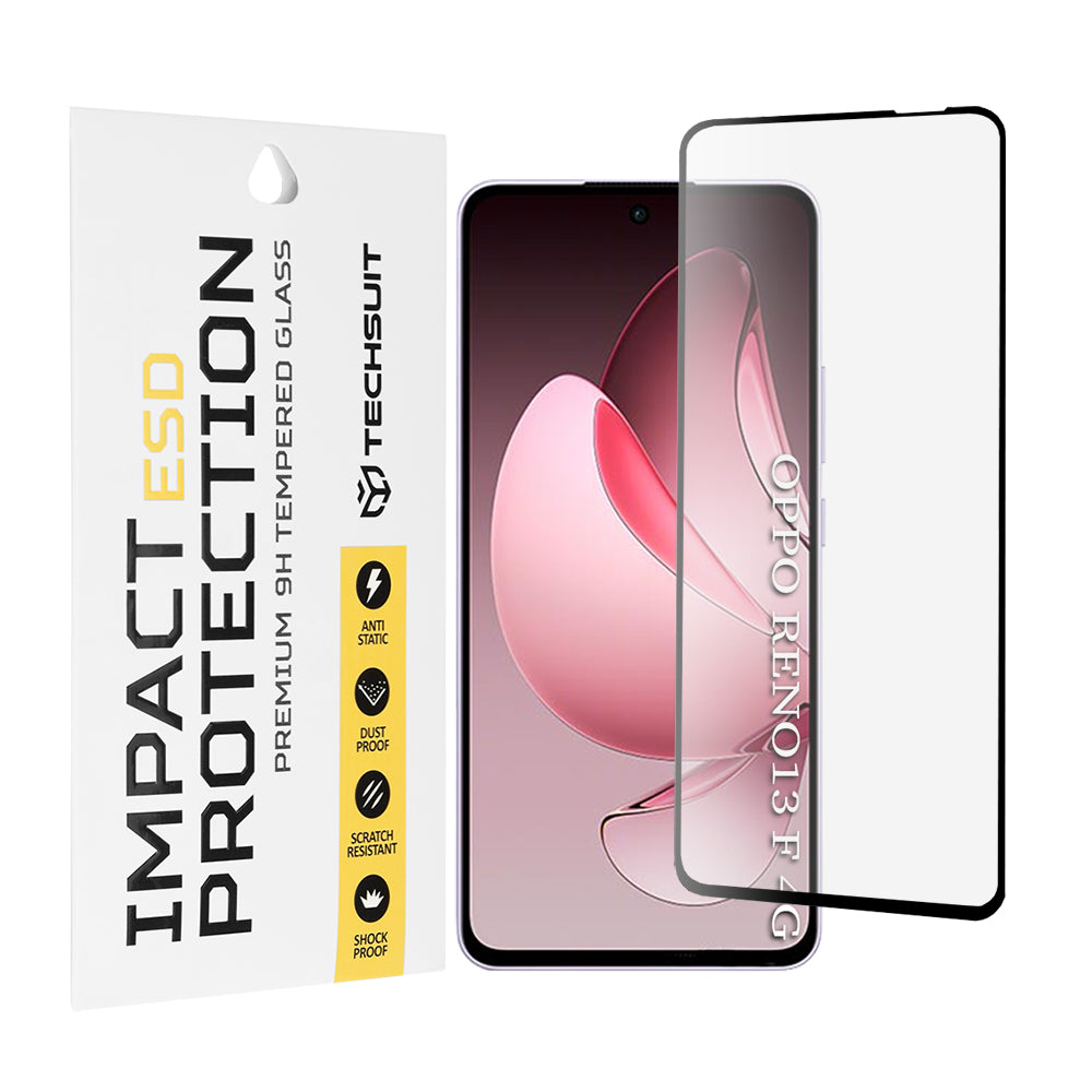 Techsuit - ESD Glass - Oppo Reno13 F 4G / Reno13 F 5G / Reno13 FS 5G - Black