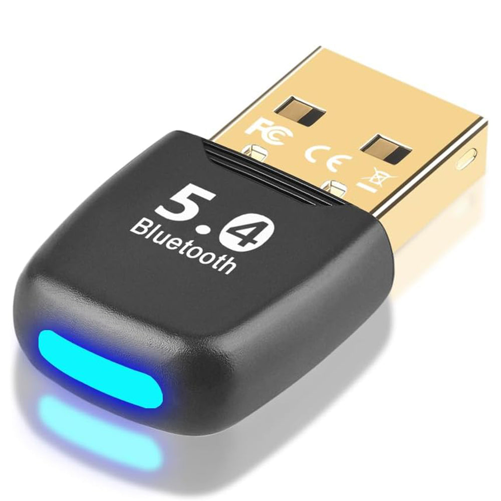Techsuit - Bluetooth Dongle Adapter BlueJet (A20) - for PC, Bluetooth 5.4, Plug&Play, EDR&BLE - Black