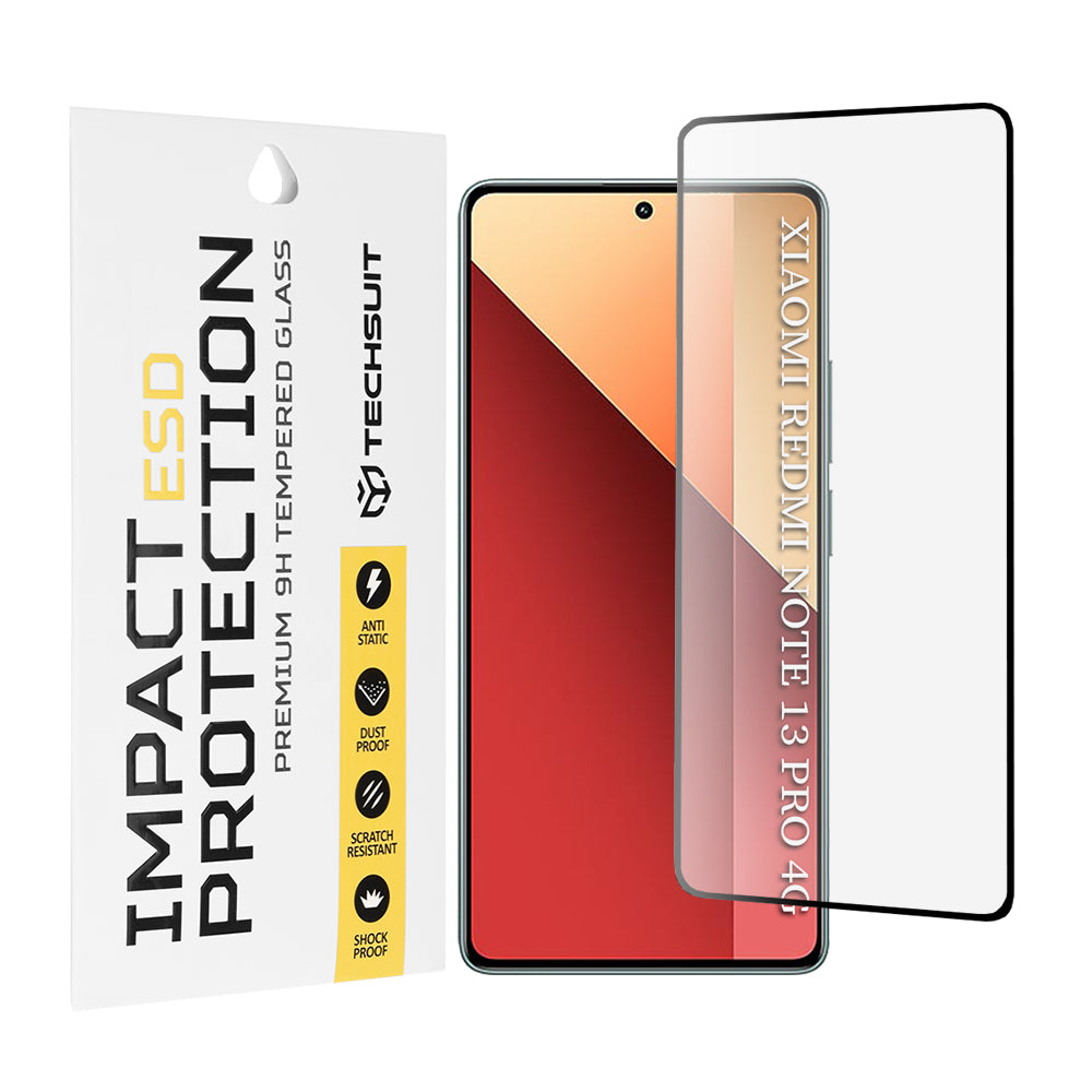 Techsuit - ESD Glass - Xiaomi Redmi Note 13 Pro 4G / Poco M6 Pro 4G - Black